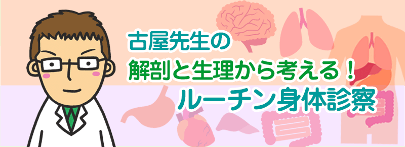 古屋先生の解剖と生理から考える！ルーチン身体診察